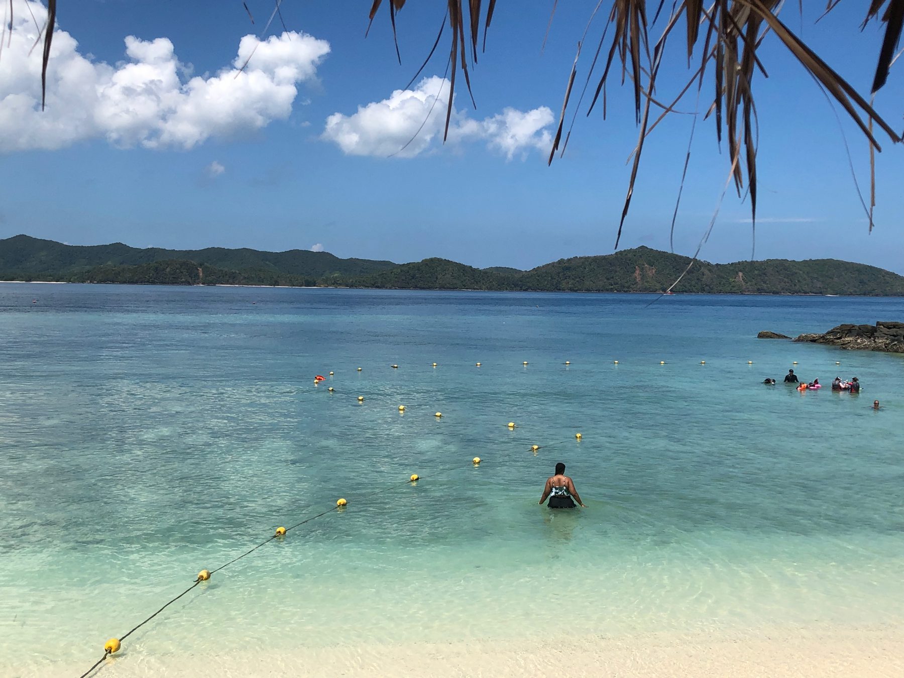 Shallow turquoise water at Khai Nai Island